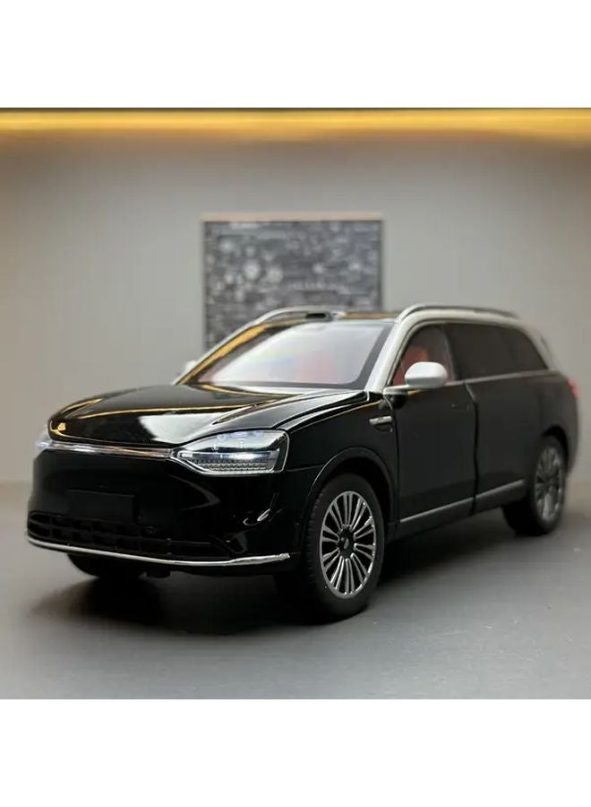 OK2193 Black 1 24 Scale Alloy Car Model Collectible Metal Vehicle Decoration Gift - Image 1